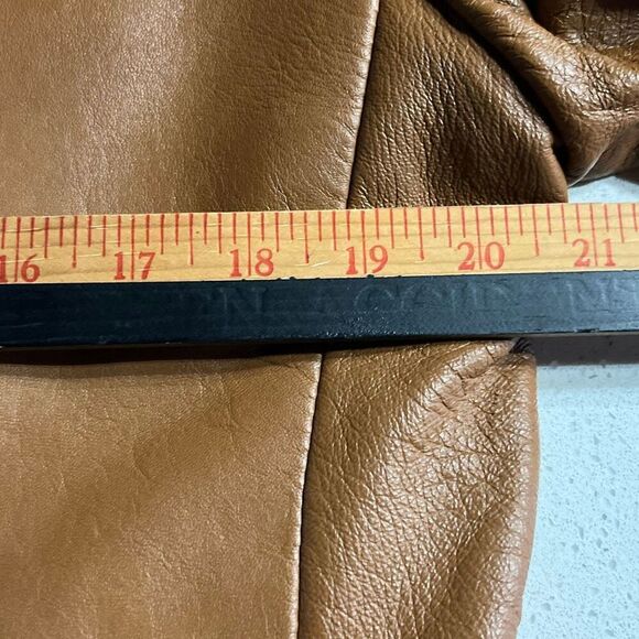 70’s Vintage Grais Angel Skin Cabretta Brown Leather Coat Jacket USA | Men’s 40 - Picture 5 of 6